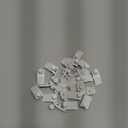 Blulu 24 Pcs Storm Door Panel Clip with Screws 5/16" Offset Aluminum Storm Window Clips Screen Door Hardware (White)