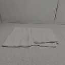 RYB HOME White Sheer Curtains for Bedroom, Semi Sheer Privacy Curtains & Drapes Linen Wave Texture Harsh Sunlight Filter for Hallway Window Guest Room Country House, 52 x 120 inches Long, 2 Panels