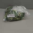 2PCS Artificial Eucalyptus Wreath, 11" Faux Green Leaves Wreath Farmhouse Greenery Wreath, Round Eucalyptus Wreath Outdoor Green Garland for Front Door Wall Hanging Window Decor