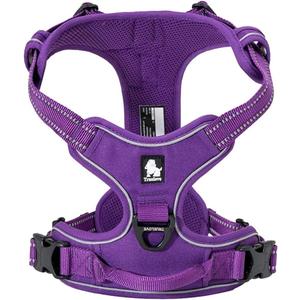 TRUE LOVE Adjustable No-Pull Dog Harness Reflective Pup Vest Harnesses Comfortable Control Brilliant Colors Truelove TLH5651(Purple,L) TRUE LOVE Adjustable No-Pull Dog Harness Reflective Pup Vest Harnesses Comfortable Control Brilliant Colors Truelove TLH5651(Purple,L)