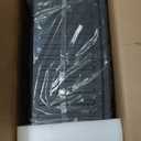 RealSmart Electric Fireplace Heater, Freestanding Stove Heater with 3D Realistic Flame Effect, Fireplace Stove Overheat Safety Protection for Indoor Use Bedroom,750W 1500W Retro Black