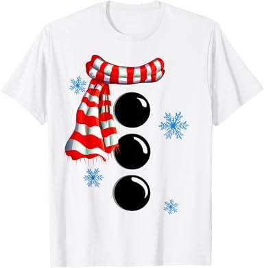 Snowflake Snowman Costumes Christmas Family Matching Kids TShirt M