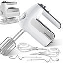 5-Speed Electric Hand Mixer, 800W Handheld Mixer with Turbo for Baking & Cooking, Kitchen Food Mixer with Storage Case 