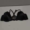 Maidenform T-Shirt, One Fab Fit Lightly-Lined Underwire, Racerback Bras for Women, 36B Black