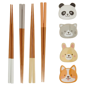 INFUSE 12PC PLAYFUL PALS CHOPSTICKS SET
