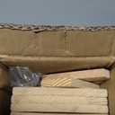 ZYP 4 Tier Wood Cupcake Display Stand,Retail Cookie Display Riser,Rustic Tiered Table Display Stand for Vendors Home Wedding Party,Nature