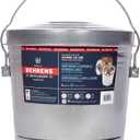 Behrens Galvanized Steel Can with Locking Lid 6 Gallon, 1 Bucket