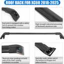 Psler Heavy Duty Roof Racks Cross Bars Compitable with Volvo XC90 2018 2019 2020 2021 2022 2023 2024 2025 with Metal Anti-Theft Lock, Aluminum Roof Rails Crossbars Anti-Theft Non-Corrosion