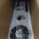 72" Wood Blade Ceiling Fan No Light Remote Control Reversible DC Motor