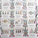 12 Combo Bindi Packs All in One- Multicolored Face Jewels Bindi Stickers Indian Forehead Tika