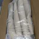 2 Pack Leather Front Car Seat Cover Bottom Only, Anti-slip Padded Seat Cushion, Full Wrap Seat Protector with Storage Function Universal Fit for Most Cars, SUV, Pick-up Trucks (Light Beige)