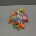 Multicolored Rabbit Cracked Egg and Carrot String Lights, 12FT LED Easter Fairy Light with 20 LED Rabbit Cracked Egg Carrot Lamps, Easter String Lights for Patio Balcony Bedroom Home Easter Decoration