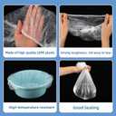 Dunzoom 300 Transparent Pedicure Liners 13.8 x 19.7 Inches Disposable Unbreakable Pedi Liners Disposable Fits Most Tub and Pedicure Foot Spa Home Use