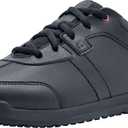 Shoes for Crews Men's Slip-Resistant Work Sneakers  Comfortable, Non-Slip Men's Shoes for Restaurants, Healthcare, Retail, Hospitality & More - Freestyle II (10.5, Black)