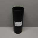 iDesign Freestanding Bathroom Toilet Paper Storage Holder with Lid for 3 Extra Rolls, Matte Black