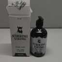 Striking Viking Beard Wash - 17 oz, Natural Tea Tree & Biotin - Cologne Scent Beard Shampoo Paraben & Sulfate Free For Men - Deep Cleansing and Care