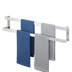 Alise Double Towel Bar 32", SUS304 Stainless Steel Towel Racks for Bathroom Wall Mounted, Space Saving Bathroom Towel Holder, Long Towel Hanger, Brushed Nickel: Tools & Home Improvement