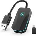 Wireless CarPlay Adapter, 2025 Upgraded Dual-Band (2.4GHz/5GHz) WiFi, Converts Wired to Wireless CarPlay, More Stable & Auto-Connect, Plug & Play for OEM Wired CarPlay Cars & iPhone iOS 10+ (Black).