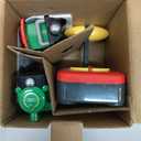 Battery Operated Locomotive Train Set for Wooden Train Tracks,Powerful Engine Train Vehicles Train Electric Remote Control Cars with Light&Sound Train Toy Gift for Kids Toddler