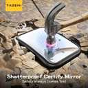 Baby Car Mirror for Baby Hook Clip Design Never Shake Baby Mirror for Car Seat Mirror Rear Facing Newborn Essentials Easy Install Back Seat Mirrors for Car ShatterProof Crash Tested Baby Shower Gifts (Black)