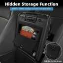 Armrest Box Hidden Cover for Toyota Tacoma 2024 2025 Accessories Center Console Hidden Storage Box Organizer Interior Accessories