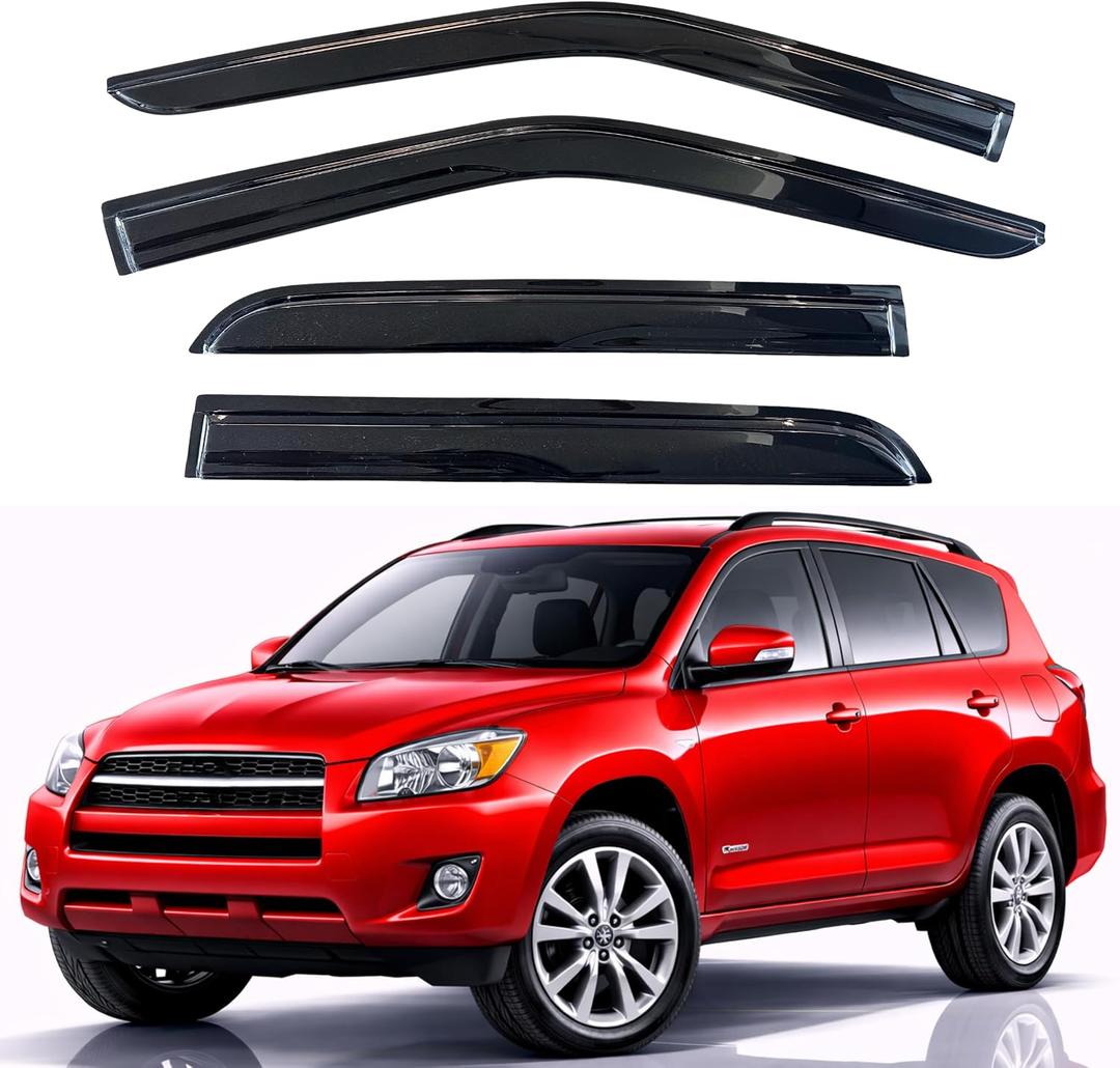 KPY Rain Guards Window Visors for 2006-2012 Toyota RAV4