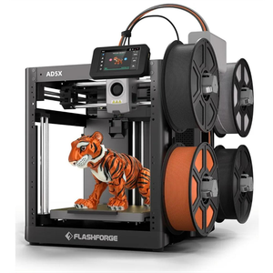 FLASHFORGE AD5X Multi-Color 3D Printer, CoreXY 600mm/s High-Speed, 1-Click Auto Leveling, 300°C Direct Drive Extruder, 220x220x220mm Build Volume, Ideal for Precision and Efficiency