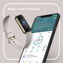 Fitbit Luxe Soft Gold Stainless Steel Case & Lunar White Band