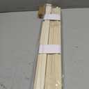 LazBlinds No Drill 1" Vinyl Mini Blinds, 31" W x 64" H, Cream