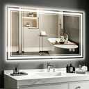 48 x 28'' LED Mirror for Bathroom, Bathroom Mirror with LED Lights