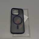 TORRAS for iPhone 16 Pro Case Translucent Matte Blue | Compatible with MagSafe, Military Grade Drop Protection, Stronger Magnetic, Shockproof Airbag, Color Button, Slim Anti-Scratch