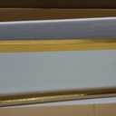 whitebeach 48" x 16" Over The Door Full Length Mirror Hanging Door Mirror Wall Mirror Hanging Dress Bedroom Gold