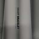 2026 Latest Screenless Fitness Tracker, Smart Bracelet Band, Activity & Sleep Tracking Wearable with App Sync, Lightweight Waterproof Activity Tracker Band for Men and Women (dark gray)