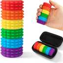 2Pack Spiky Fidget Toys for Adults Fun Sensory Stress Relievers, Anxiety & Focus Toys for Autistic Adults, Unique Gift Idea