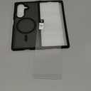 FNTCASE for Samsung-Galaxy Z-Fold-7 Magnetic Case: Translucent Matte Textured Military Grade Drop Protection Cell Phone Cover - Slim Rugged Durable Shockproof Protective Bumper Cases (Black 8.0 inch)