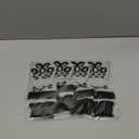 Anti Slip Dog Socks to Prevent Licking Paws - Double Side Paw Covers Dogs Grip Sock for Hardwood Floors, No Twist Dog Booties Grippy Socks for Small Medium Large Senior Dogs, Light Grey and Black, L (L(Pack of 4))