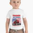 Boys 4th of July Shirt Girls American Flag Tees Toddler Kids USA Flag Independence Day Patriotic Kids Short Sleeve T-Shirt (Gray)