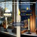 6 Pcs Sensor Dawn to Dusk Window Candles, Flickering Battery Candles for Windows, Ultra Bright Fake Candle Lights with Black Holders, Led Candlesticks for Xmas Home Decor, Warm Yellow Light