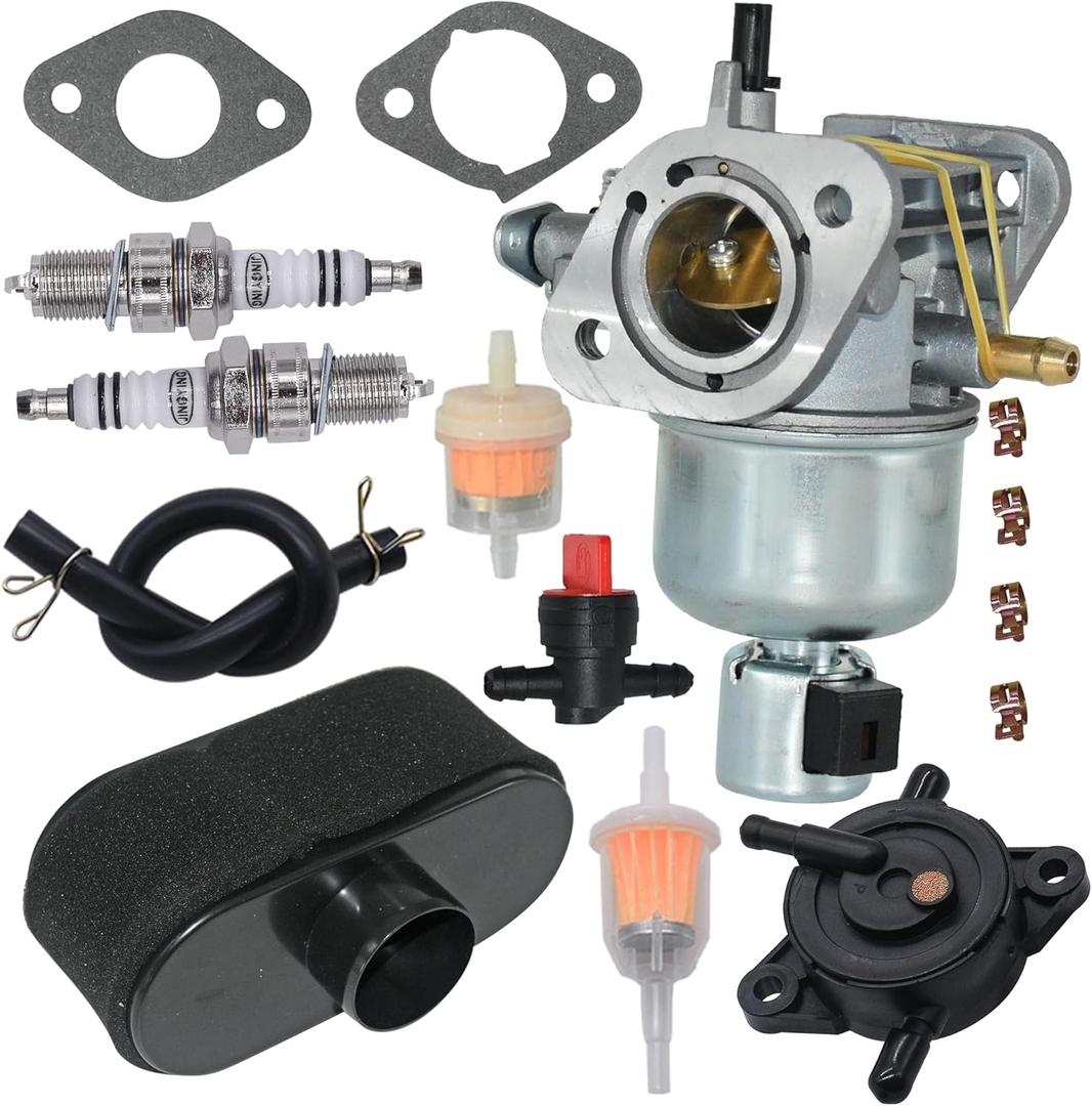 FR600V FS600V Carburetor Fit For Kawasaki FH541V FS580V FR600V FS600V Engine Replace For 15004-0827 15004-7053 15004-7060 15003-7100 15004-0822 15004-7072 15004-0815 With Fuel Pump And Air Filter