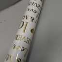RUSPEPA Wedding Wrapping Paper Large Roll, Jumbo Roll, White and Gold Foil Love & Mr & Mrs Design, Romantic Gift Wrap for Wedding, Bridal Shower, Anniversary, Engagement, 30 Inches x 16.4 Feet