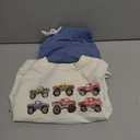 Toddler Baby Boy Fall Winter Clothes Crewneck Sweatshirt Long Sleeve Trucks Shirt and Pants Cute Boys Outfits,2-3T