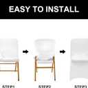 Spandex Chair Cover,25PCS,Living Room Folding Chair Covers,Removable Chair Covers Washable Protector Stretch Chair Cover for Party, Banquet,Wedding Event,Hotel(White)