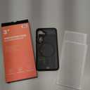 [4 in 1] Magnetic for Samsung Galaxy S25 Case, 2 Pics Privacy Screen Protectors and 1 Pic Camera Protector, Fit for MagSafe, Military Grade Shockproof Translucent Matte Galaxy S25 Cover 6.2, Black