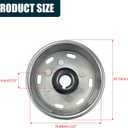 6 Coil 5 Wire Stator Magneto with Flywheel Rotor Kit for YX 140cc 150cc 160cc Pit Dirt Bike Copper Powersports Stators
