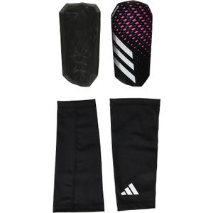 adidas Soft Ground Competition Predator Shin Guards (X-Large, Black/White/Team Shock Pink)