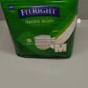 FitRight OptiFit Extra Adult Briefs, Incontinence Diapers with Tabs, Moderate Absorbency, Medium, 32 to 44", 20 Count