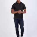 3 x Real Essentials 3 Pack: Men's Casual Jersey Cotton Short Sleeve Quick Dry Breathable Polo Shirt -  (L)