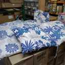 Barydat 4 Pcs Outdoor Patio Chair Cushions, Vivid Color, Blooming Flowers