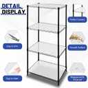 Sliner 8 Pack 24 x 48 Inch Wire Shelf Liner Clear Plastic Waterproof Liners for Organizing Metal Rack Shelves, Kitchen Cabinets, Cupboard, Pantry
