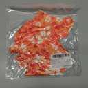 SweatyRocks Women's Summer Floral Print Sleeveless Halter Crop Top Slim Fit Tank Cami Tops (Orange, L)